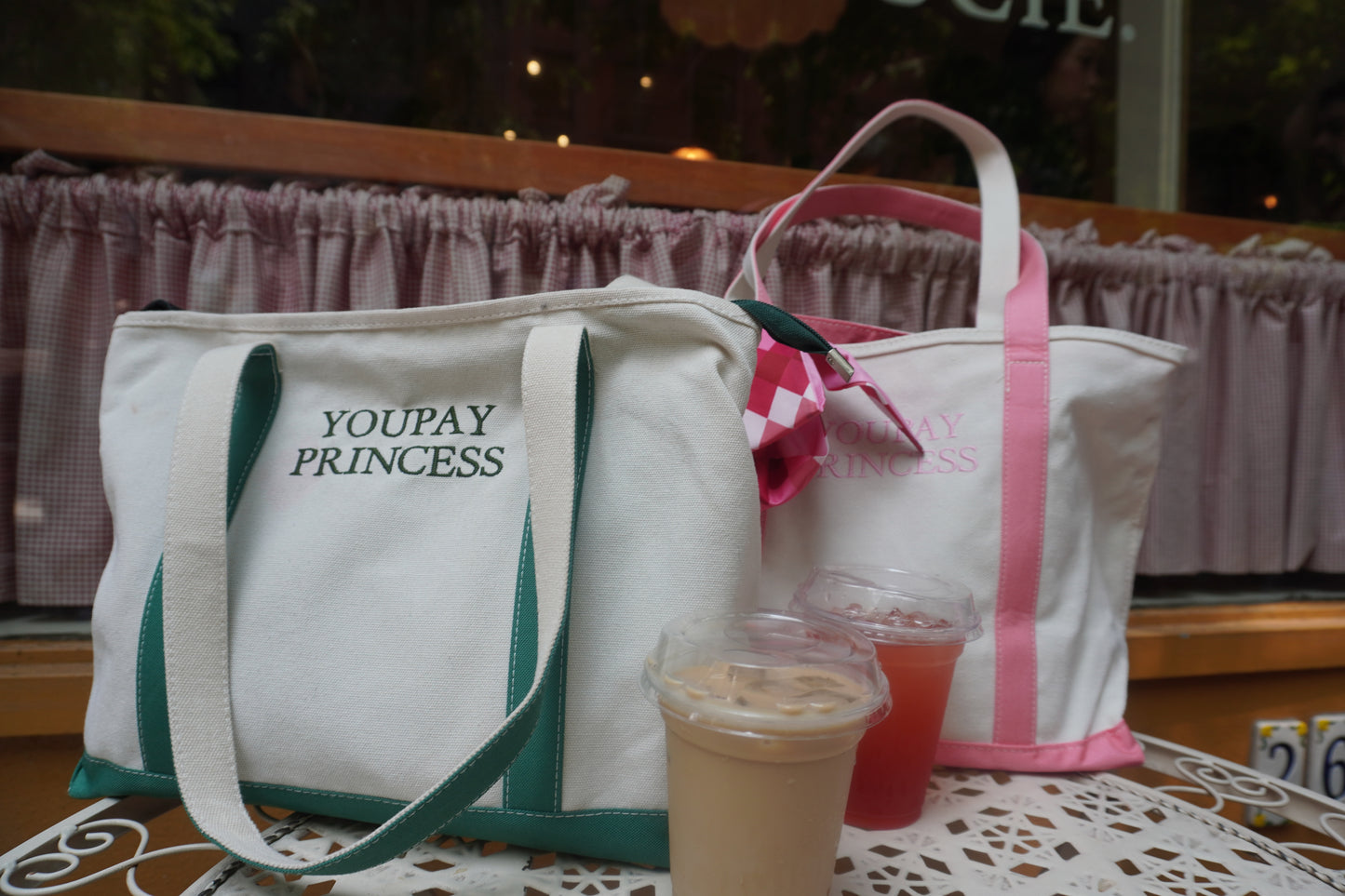 Pink "YouPay Princess" Zip-Up Tote Bag