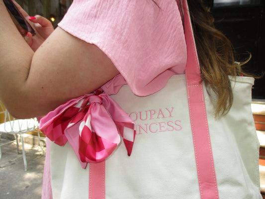 Pink "YouPay Princess" Zip-Up Tote Bag